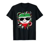 Drapeau Iran Cœur Cartoon Fierté Iranienne T-Shirt