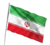 Drapeau iranien, bannières et motifs ornementaux, polyester, drapeau persan, bannière décorative résistante à la décoloration, placement polyvalent, pour jardin, clôture, cour, parc, salon, terrasse