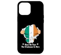 Drapeau Irlandais avec Super-héros « Have No Fear The Irishman is Here » Coque pour iPhone 12 Pro Max