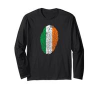 Drapeau Irlandais de l'Irlande Patriotic Pride Heritage Cadeau Manche Longue