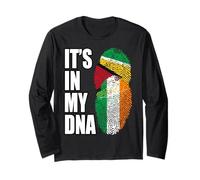 Drapeau Irlandais et guyanais mélange ADN Heritage Manche Longue