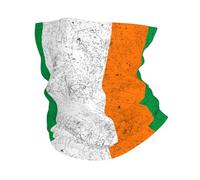 Drapeau Irlandais Vintage Homme Femme Echarpe Tête Pirate Microfibre Bandeau Magique Respirant Echarpe Gaiter pour Sports Motorcycle Yoga