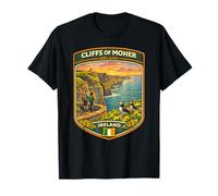 Drapeau Irlande du Nord Falaises de Moher T-Shirt