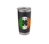 Drapeau Irlande Erin Go Bragh! Lucky Shamrock Gobelet isotherme en acier inoxydable double paroi