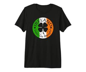 Drapeau Irlande Erin Go Bragh! Lucky Shamrock T-Shirt Haut de Gamme