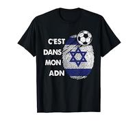 Drapeau Israël Cadeau Foot Israël C'est Dans Mon ADN T-Shirt