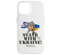 Drapeau Israël Selensky Stand with Ukraine Coque pour iPhone 14