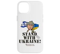 Drapeau Israël Selensky Stand with Ukraine Coque pour iPhone 14 Plus