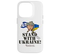 Drapeau Israël Selensky Stand with Ukraine Coque pour iPhone 14 Pro