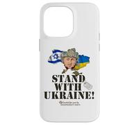 Drapeau Israël Selensky Stand with Ukraine Coque pour iPhone 14 Pro Max