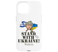 Drapeau Israël Selensky Stand with Ukraine Coque pour iPhone 15