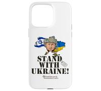 Drapeau Israël Selensky Stand with Ukraine Coque pour iPhone 15 Pro Max