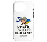 Drapeau Israël Selensky Stand with Ukraine Coque pour iPhone 16 Pro