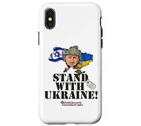 Drapeau Israël Selensky Stand with Ukraine Coque pour iPhone X/XS