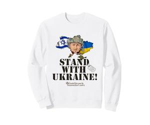 Drapeau Israël Selensky Stand with Ukraine Sweatshirt