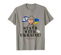 Drapeau Israël Selensky Stand with Ukraine T-Shirt
