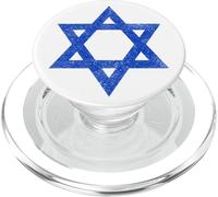 Drapeau israélien de l'étoile de David Bannière Israël Jérusalem Tel Aviv PopSockets PopGrip pour MagSafe