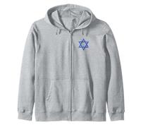 Drapeau israélien de l'étoile de David Bannière Israël Jérusalem Tel Aviv Sweat à Capuche