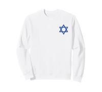 Drapeau israélien de l'étoile de David Bannière Israël Jérusalem Tel Aviv Sweatshirt