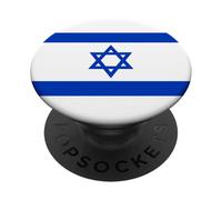 Drapeau israélien de Zion PopSockets PopGrip Adhésif