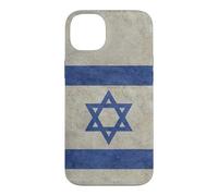 Drapeau israélien d'Israël Style Grungy Coque pour iPhone 14 Plus