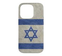 Drapeau israélien d'Israël Style Grungy Coque pour iPhone 14 Pro