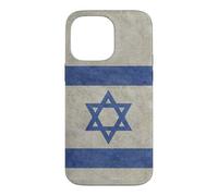 Drapeau israélien d'Israël Style Grungy Coque pour iPhone 14 Pro Max