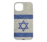 Drapeau israélien d'Israël Style Grungy Coque pour iPhone 15 Plus