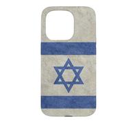 Drapeau israélien d'Israël Style Grungy Coque pour iPhone 15 Pro