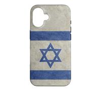Drapeau israélien d'Israël Style Grungy Coque pour iPhone 16