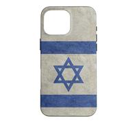 Drapeau israélien d'Israël Style Grungy Coque pour iPhone 16 Pro Max
