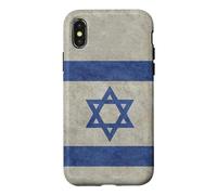 Drapeau israélien d'Israël Style Grungy Coque pour iPhone X/XS