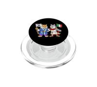 Drapeau Italie Corée du Sud Racines Italo-coréennes Héritage PopSockets PopGrip pour MagSafe