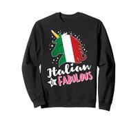 Drapeau Italie Licorne Italienne Sweatshirt