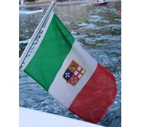Drapeau Italie Marina Mercantile bateau voile 20 x 30 cm