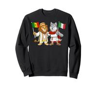 Drapeau Italie Sénégal Racines Italiennes-sénégalaises Sweatshirt