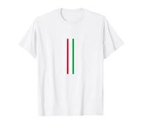Drapeau Italie T-Shirt, Homme, Blanc, XXL