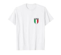 Drapeau Italie T-Shirt, Homme, Blanc, XXL