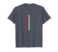 Drapeau Italie T-Shirt, Homme, Bleu Chiné, XXL