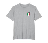 Drapeau Italie T-Shirt, Homme Grandes Tailles, Gris Chiné, 3X Tall