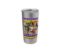 Drapeau italien Brainrot All Character Rainbow Flag Pride Gobelet isotherme en acier inoxydable double paroi