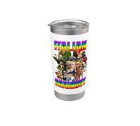 Drapeau italien Brainrot All Character Rainbow Flag Pride Gobelet isotherme en acier inoxydable double paroi