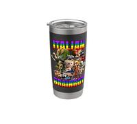 Drapeau italien Brainrot All Character Rainbow Flag Pride Gobelet isotherme en acier inoxydable double paroi