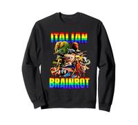 Drapeau italien Brainrot All Character Rainbow Flag Pride Sweatshirt