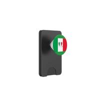 Drapeau Italien de la fierté Italienne en Forme de cœur pour Amoureux des Voyages patriotiques PopSockets PopWallet pour MagSafe