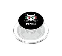 Drapeau Italien de Venise - Souvenir de Vacances - Chat drôle PopSockets PopGrip pour MagSafe
