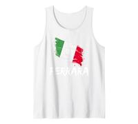 Drapeau Italien Ferrara - Souvenir de la fierté Italienne Débardeur