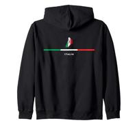 Drapeau Italien Humoristique avec Geste à la Main Sweat à Capuche