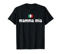 Drapeau Italien Humoristique Mamma Mia T-Shirt