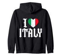 Drapeau Italien I Love Italy Sweat à Capuche